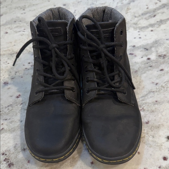 Dr. Martens Shoes - Doc Martens Maelly US Size 8 Black Air Wair Bouncing Soles Padded Collar Boots